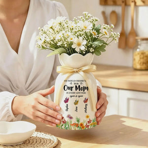 A Heart Full Of Love - Personalized Flower Vase