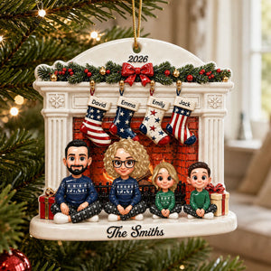 Our Family Christmas 250 Years Of Freedom - Christmas Gifts - Real 3D Raised Ornament