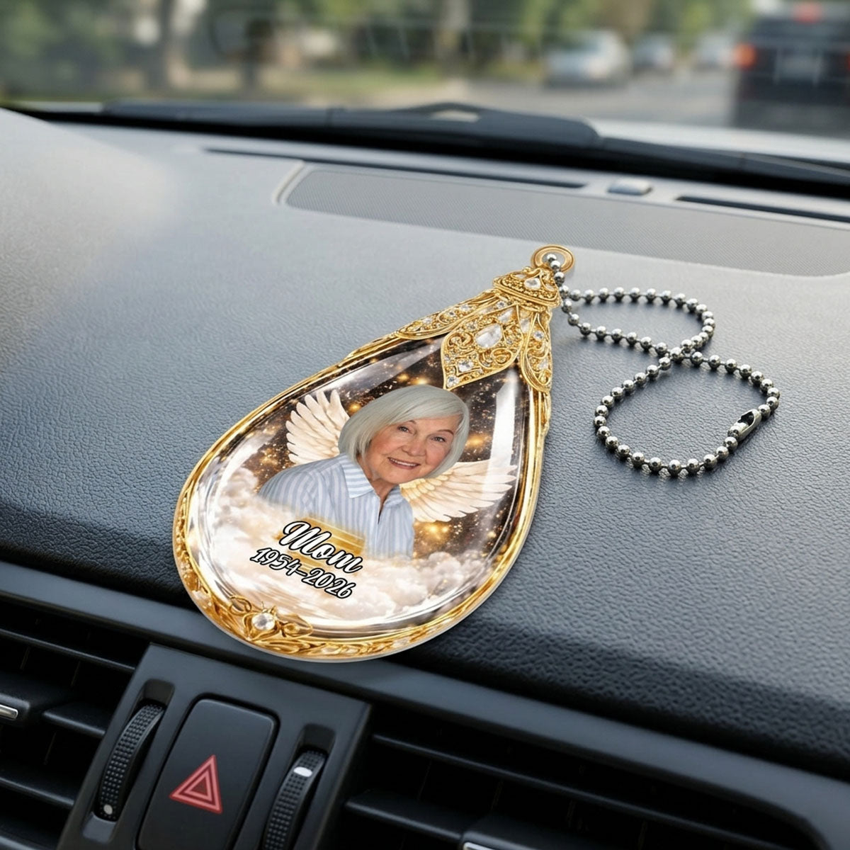 Teardrops Memorial - Personalized Custom Car Ornament