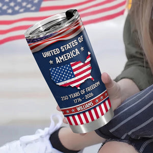 America 250 Legacy - Personalized Custom Tumbler