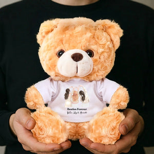 Friends Forever Teddy Bear - Birthday Personalized Teddy Bear