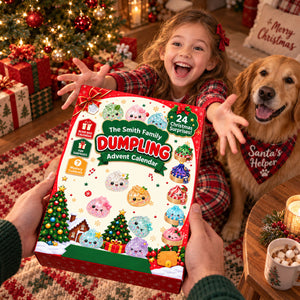 Dumpling Advent Calendar 2026 - 24 Day Spirits Countdown, Acrylic Charms Blind Box - Gift For Family