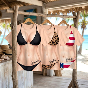 3D Sexy Body Bikini Summer - Personalized Full Print T Shirt