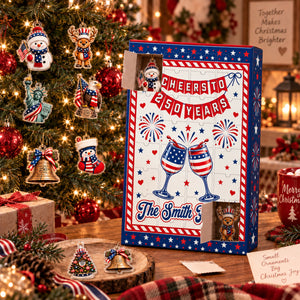 Freedom 250th Year Calendar 2026 - 24 Day Spirits Countdown, Acrylic Charms Blind Box - Gift For Family