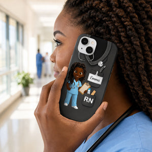 Personalized Custom Phone Case - Birthday, Nurse's Day Gift For Nurse - Nurse Life