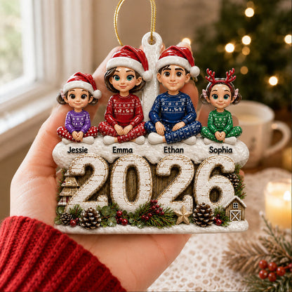 Together Makes Every Moment Better - Family Ornament - Real 3D Raised Ornament