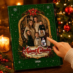 Christmas Family Advent Calendar 2026 - 24 Day Spirits Countdown, Acrylic Charms Blind Box - Gift For Family & Friends