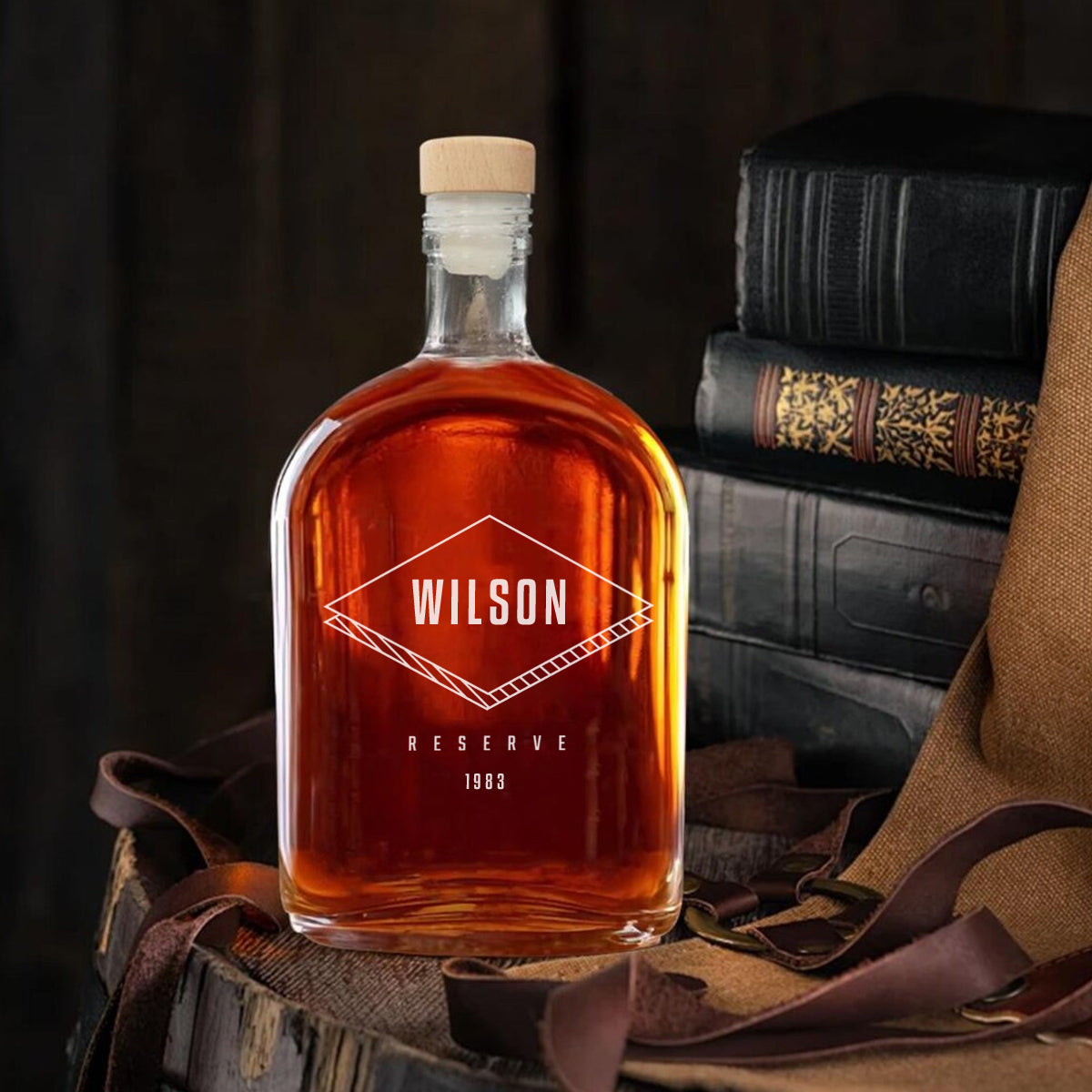 Barware For Him - Custom Gifts for Dad - Christmas Gift - Personalized Whiskey Bottle Boyfriend Gift, Groomsmen Gifts