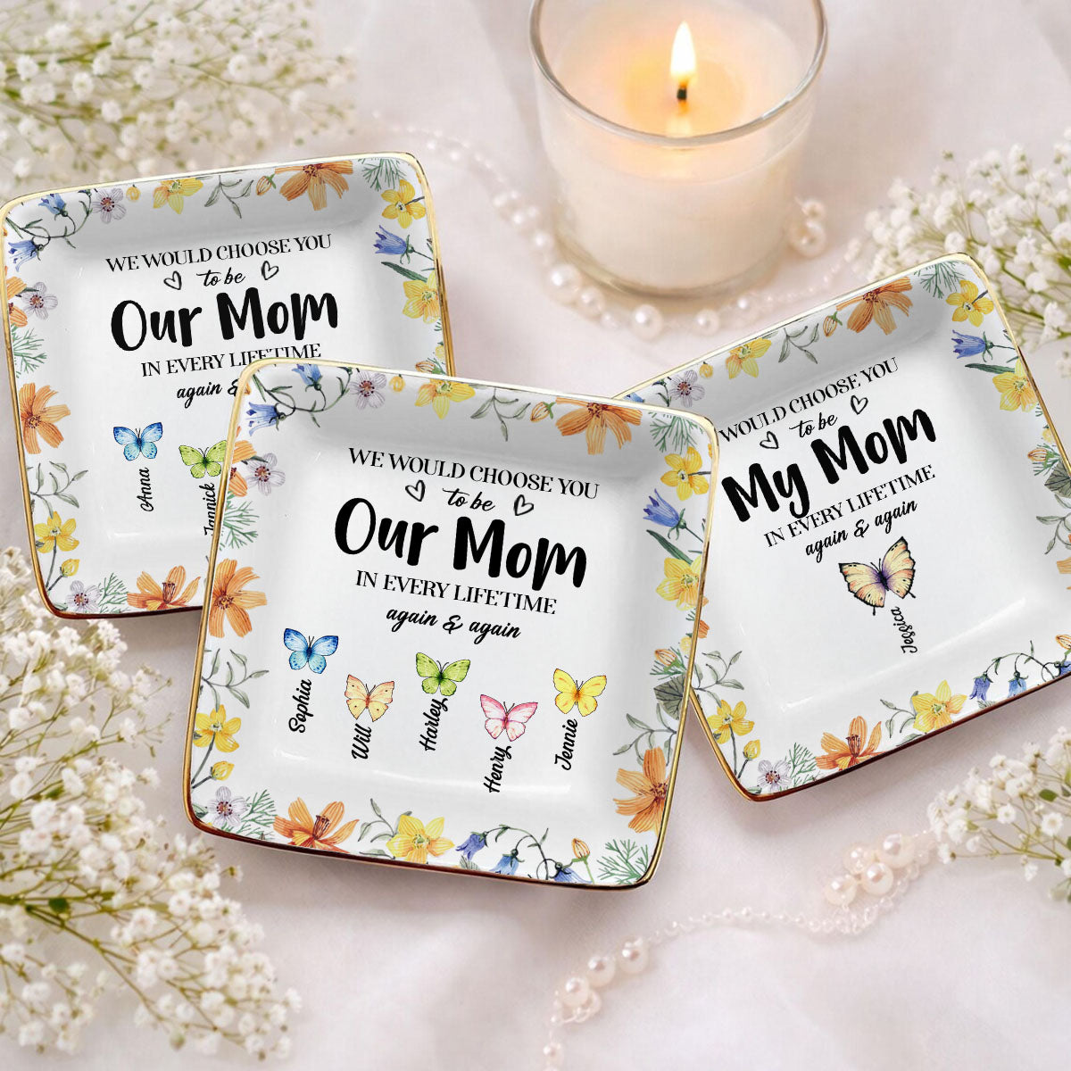 In Every Lifetime - Personalized Photo Jewelry Dish