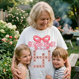 Grandkids Make Life Grand - Personalized T-shirt for Grandma