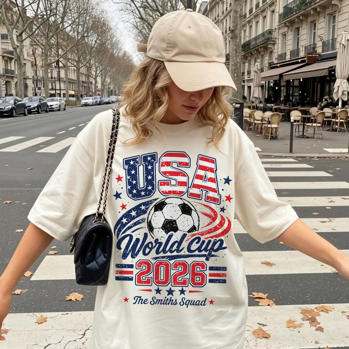 USA World Cup 2026 Family Personalized Matching Shirts - Patriotic USA Soccer Tees