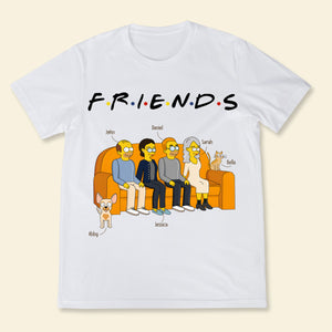 The Simpsons Friends - Personalized Shirt - Gift For Friends, Bestie