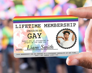 Lifetime Membership Proud To Be - Personalized Wallet Card