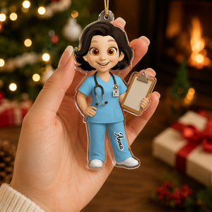 To My Favorite Nurse, Personalized Acrylic Ornament, Gift For Nurses