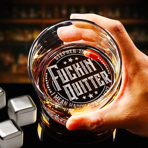 Quitter I Mean Happy Retirement - Personalized Engraved Whiskey Glass