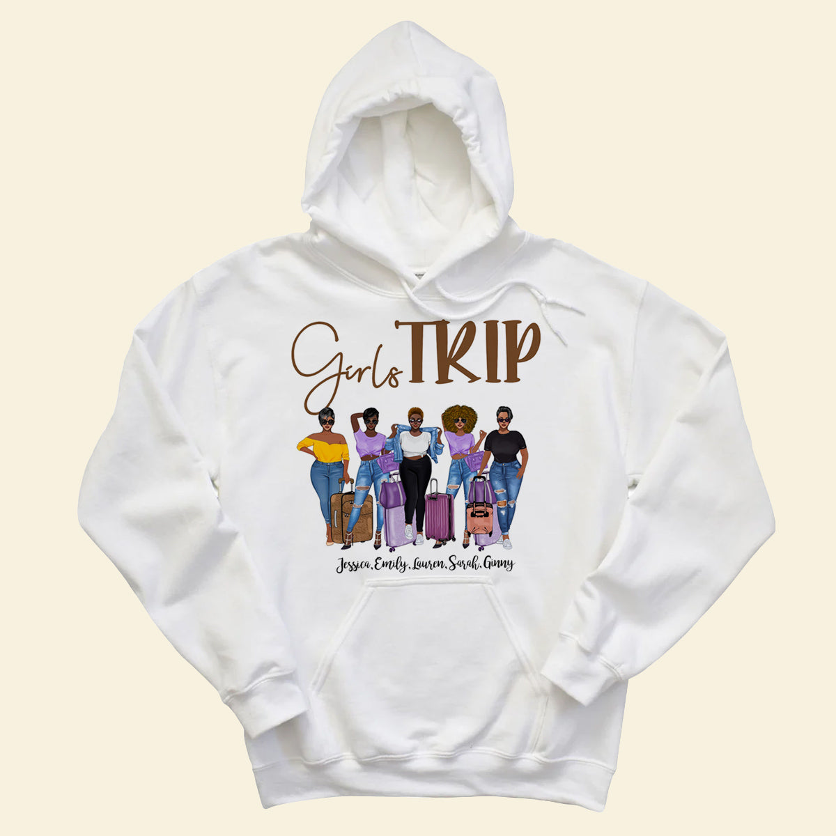 Girls Trip Queen Squad Custom Apparel Gift For Sister Bestie