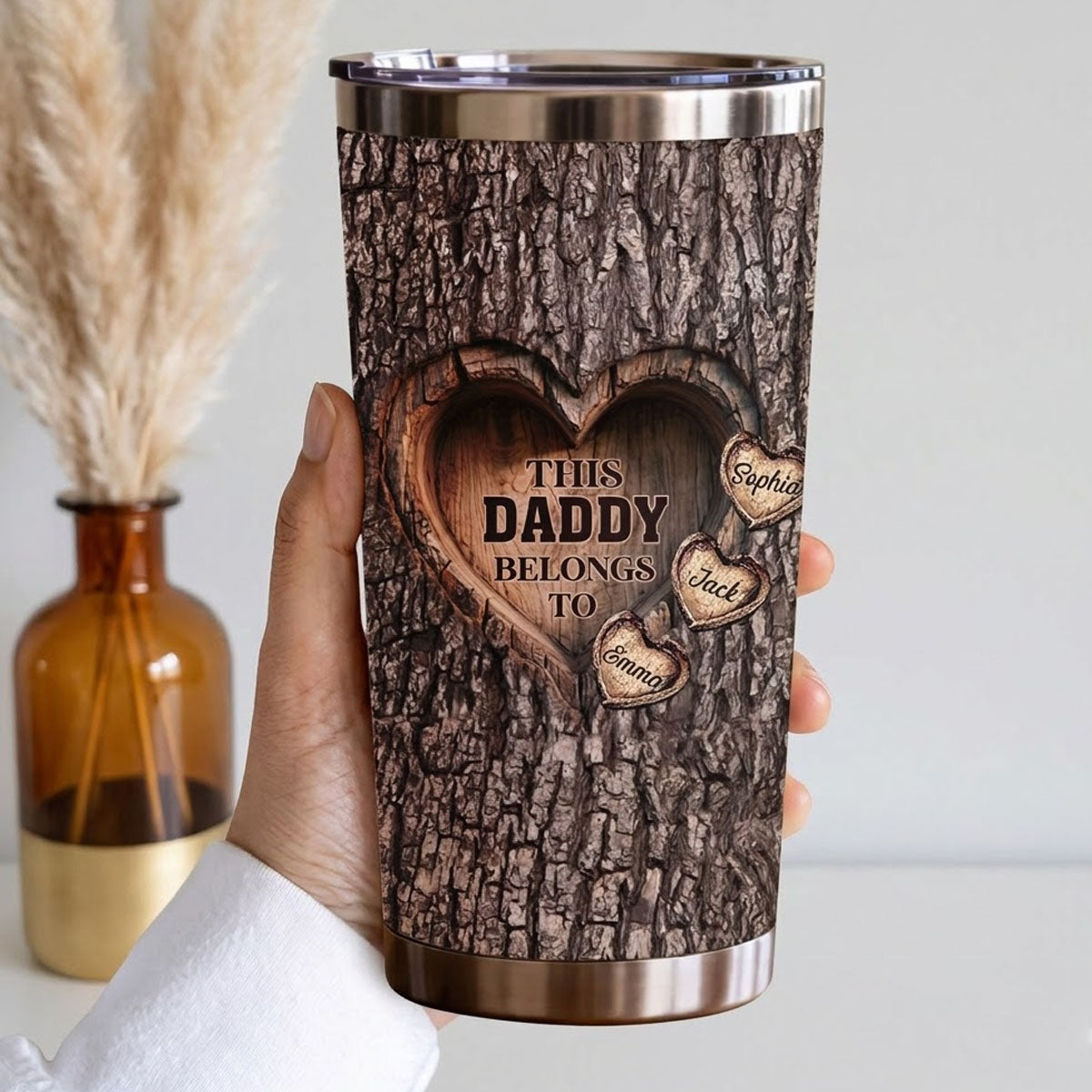 This Daddy Belongs To - Personalized Tumbler