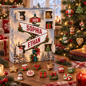 Our Love Advent Calendar 2026 - 24 Day Spirits Countdown, Acrylic Charms Blind Box - Gift For Family