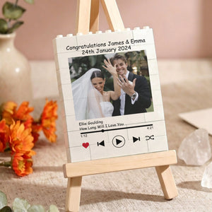 The Song That Tells Our Story - Personalized Building Brick Puzzle