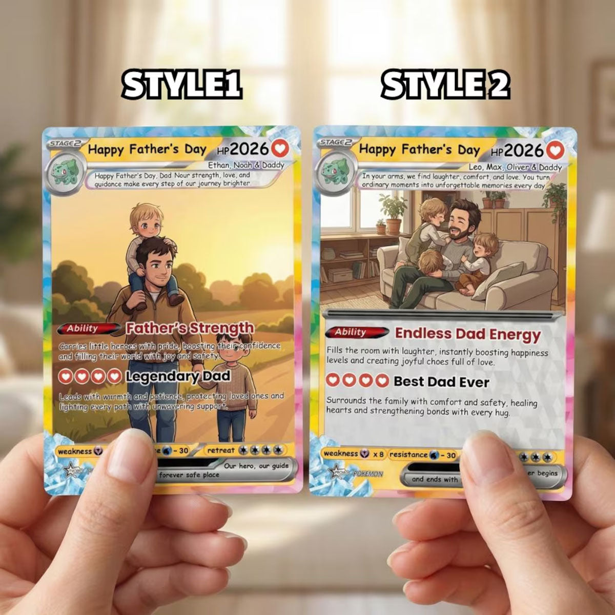 Endless Dad's Energy - Trading PKM Card
