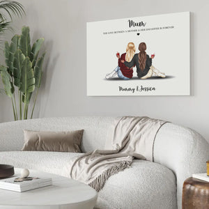 Mum Gifts, Mum And Daughters Print, Mom Gifts, Mother And Daughter Print, Mum Birthday Gift