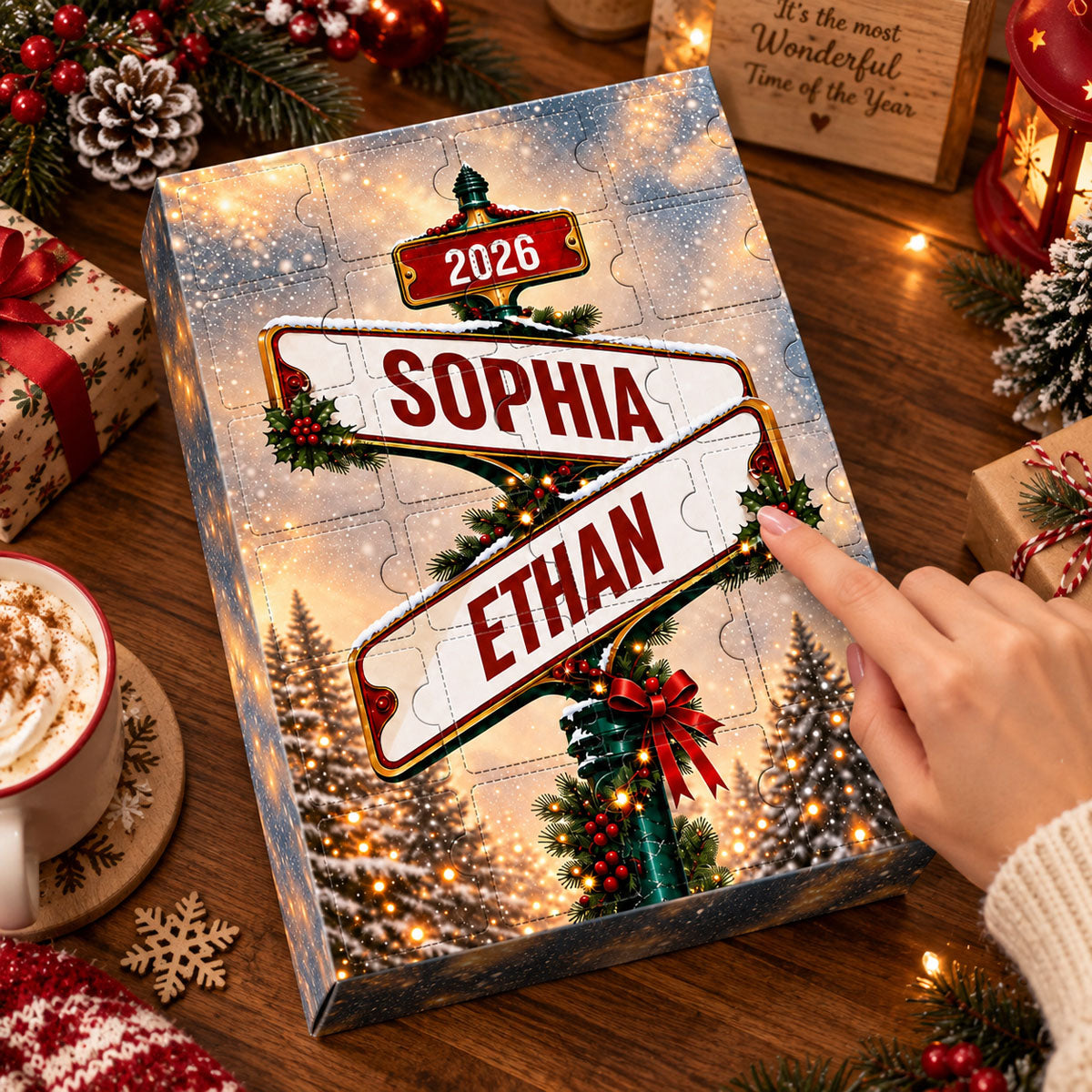 Our Love Advent Calendar 2026 - 24 Day Spirits Countdown, Acrylic Charms Blind Box - Gift For Family