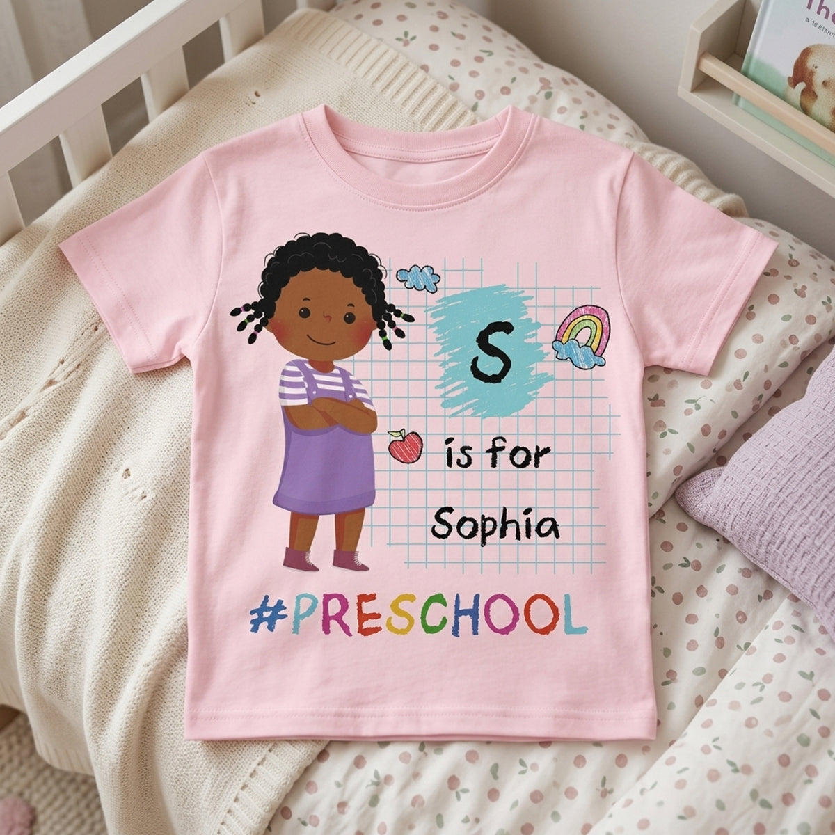 Custom Name Back To School Kid - Personalized Shirt