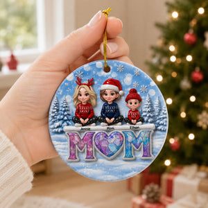 Gifts For Mom, Grandma - Mom Holds It All Together - Real 3D Raised Ornament