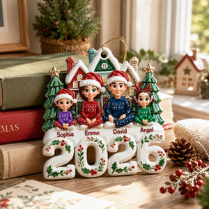 Little Moments Big Memories Family Christmas - Proud Family Ornament - Real 3D Raised Ornament