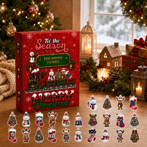 Christmas Advent Calendar 2026 - 24 Day Spirits Countdown, Acrylic Charms Blind Box - Gift For Family & Friends