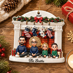 Our Family Christmas 250 Years Of Freedom - Christmas Gifts - Real 3D Raised Ornament