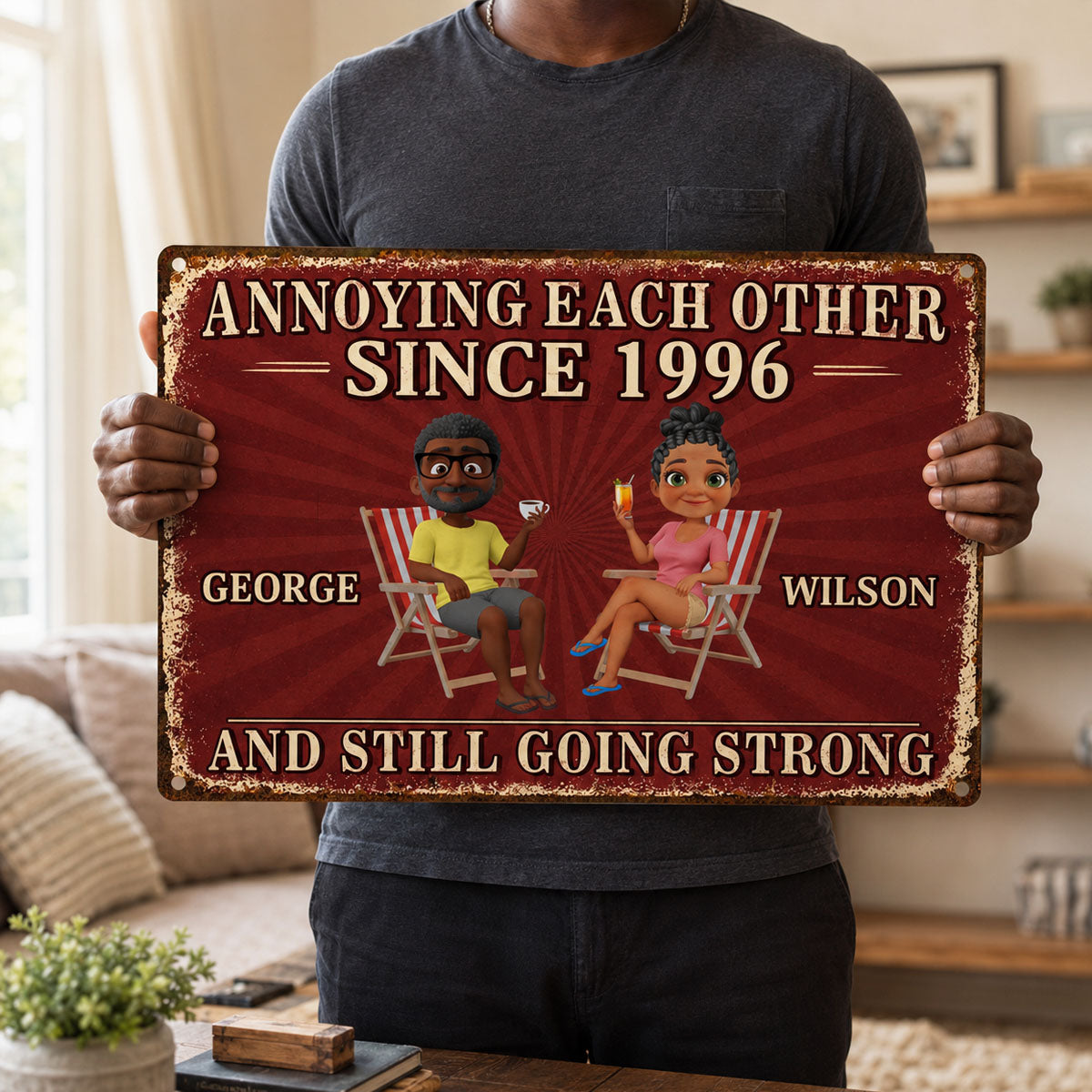 Annoying Each Other Since - Custom Home Decor Metal Sign