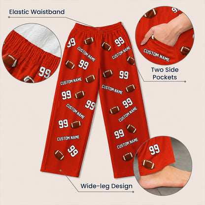 Sports Pattern Baseball Volleyball Basketball - Personalized Sweatpants