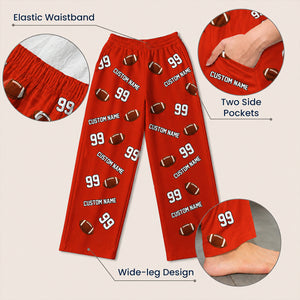 Sports Pattern Baseball Volleyball Basketball - Personalized Sweatpants