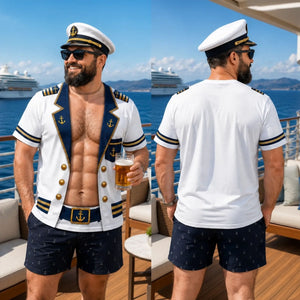 Captain Of Chaos - Custom Funny T-shirt For Men