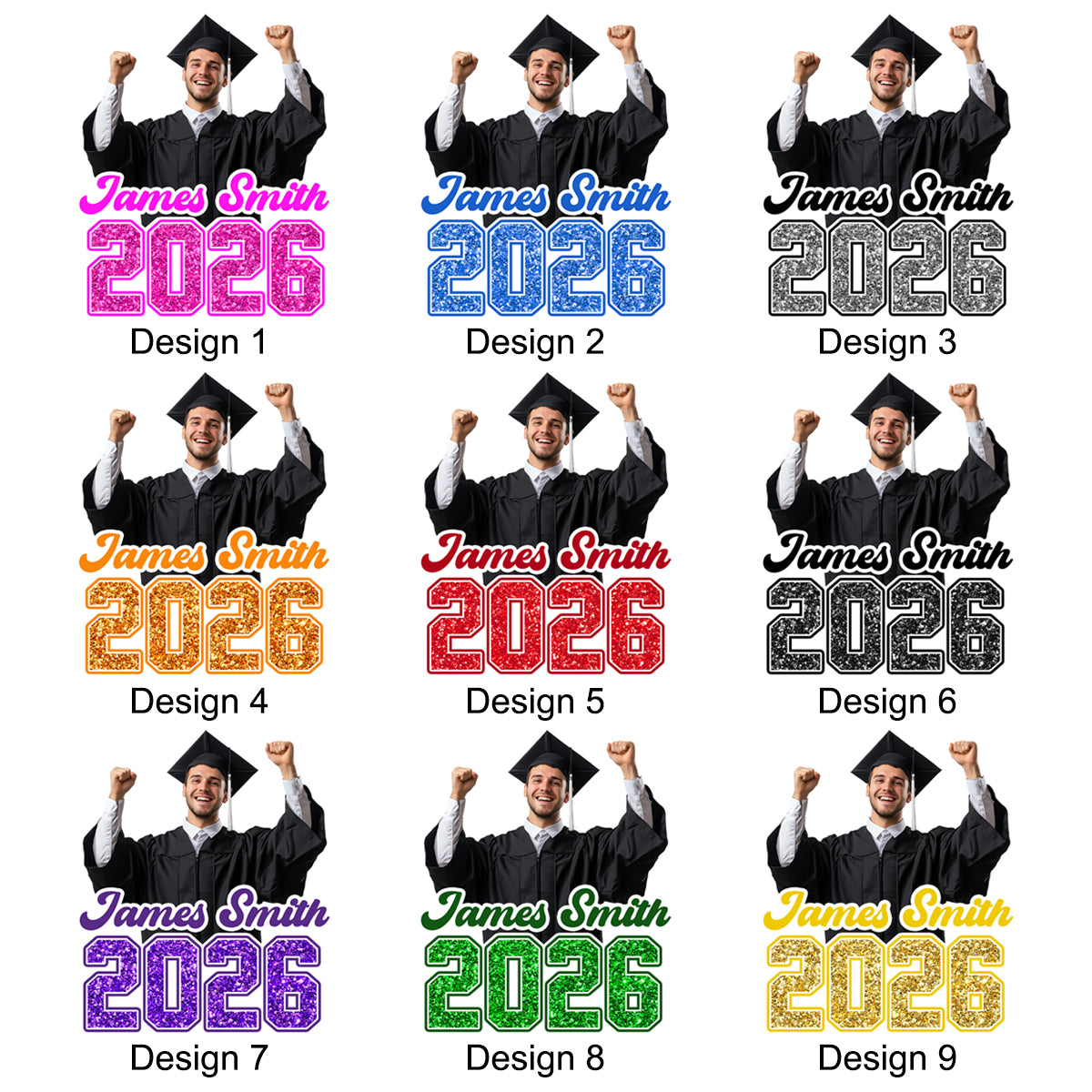 Custom Graduation Yard Sign 2026 Personalized Name Class of 2026 Lawn Sign with Photo Senior Grad Decor Outdoor High School College Gift