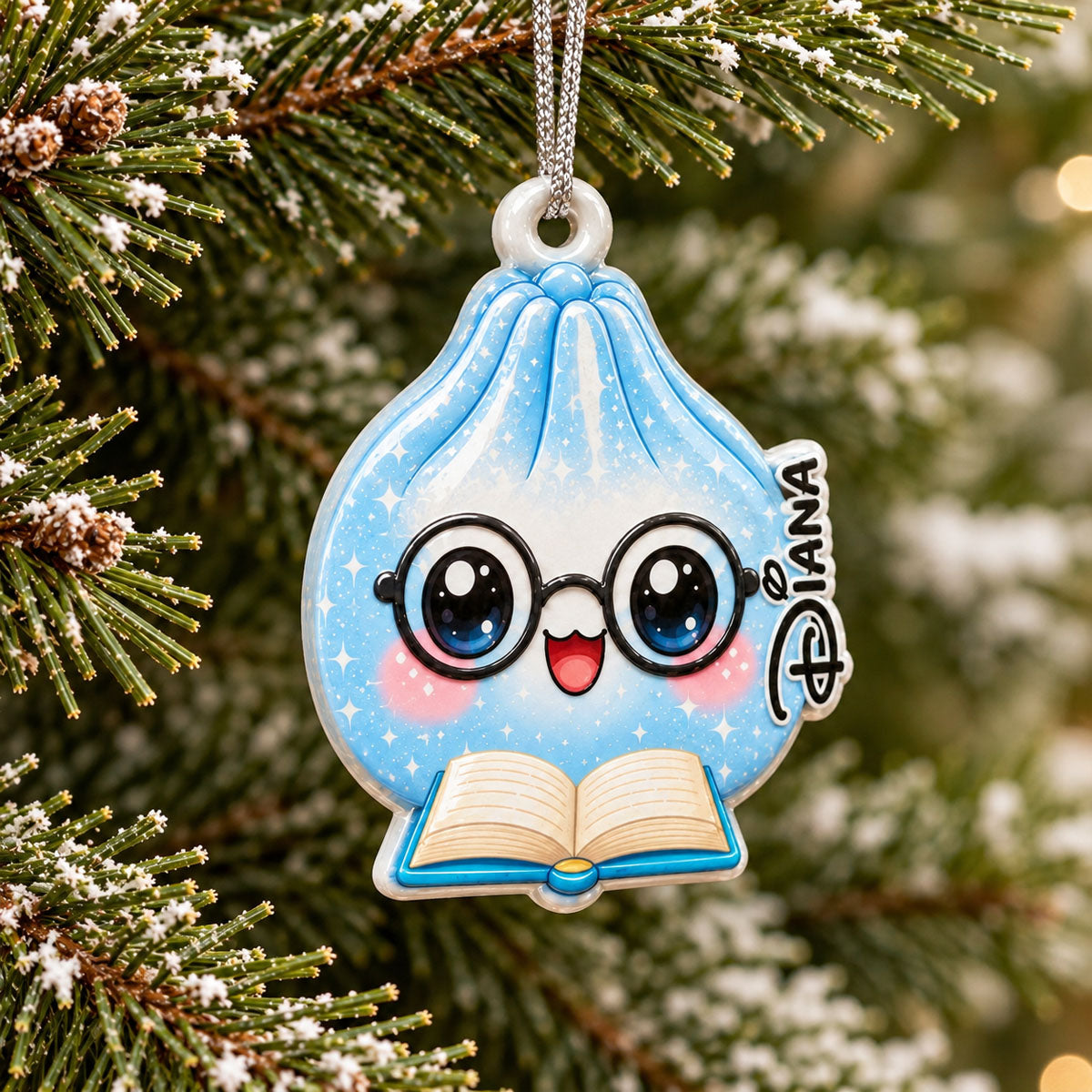 Cute Dumplings Family Christmas Funny Keepsake - Personalized Real 3d Ornament - Christmas Gift for Family