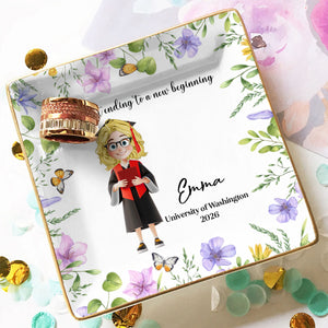 A New Beginning Personalized Jewelry Dish