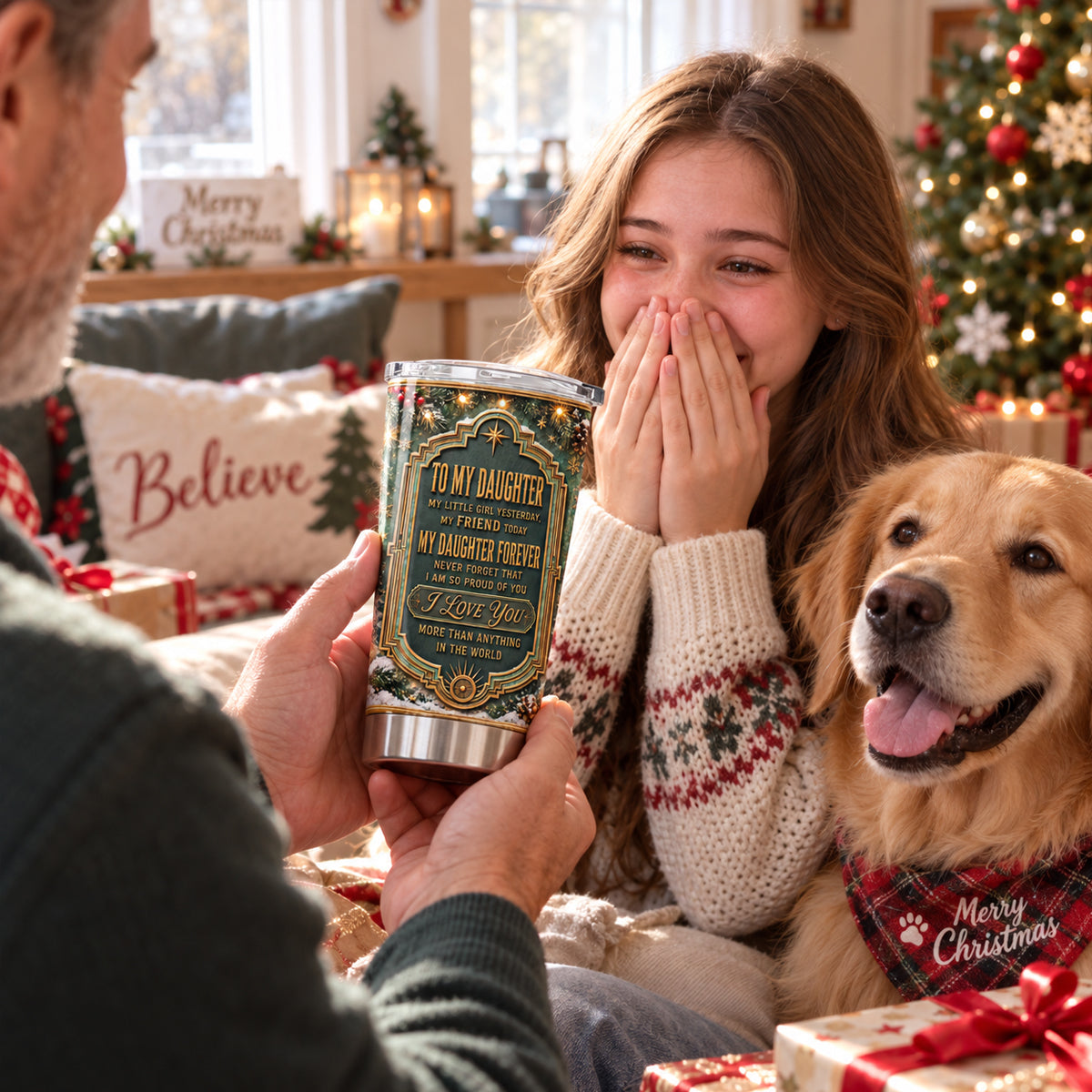 I Am So Proud Of You - Personalized 3D Effect Tumbler