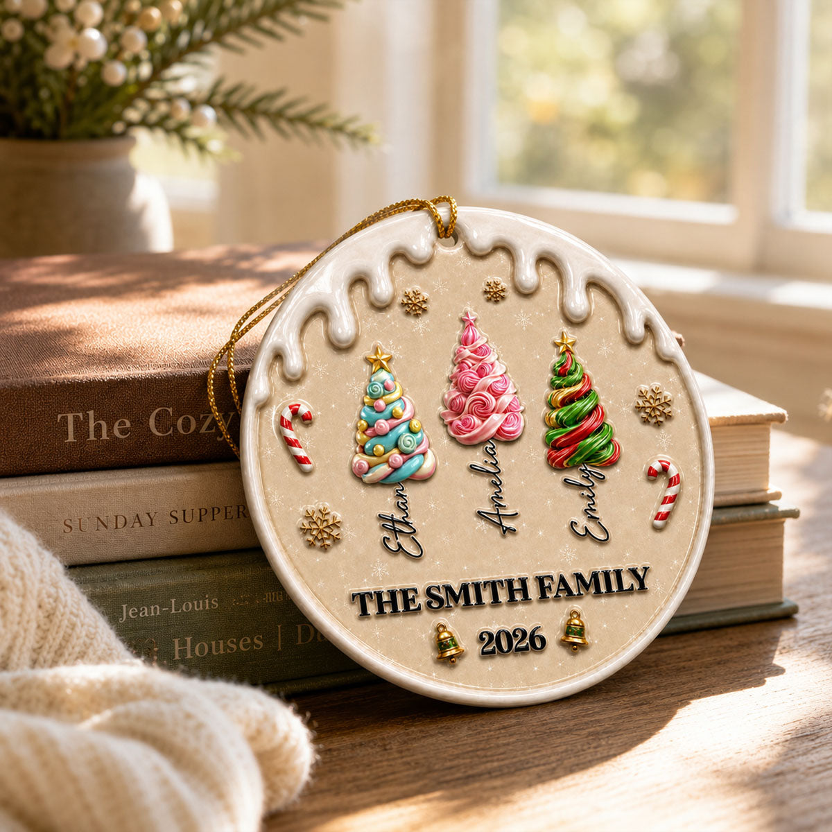 Christmas Tree Candy 2026 - Real 3D Raised Ornament
