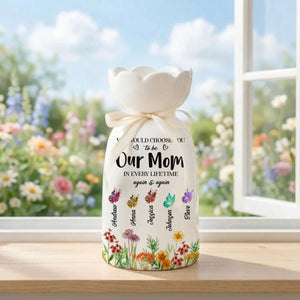 A Heart Full Of Love - Personalized Flower Vase
