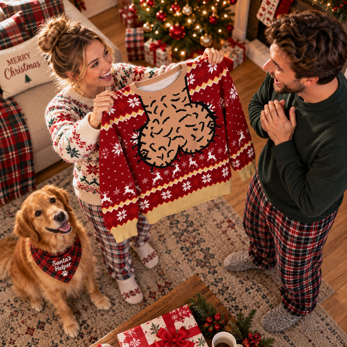 Christmas Has Officially Gone Too Far - Personalized All-Over-Print Sweatshirt