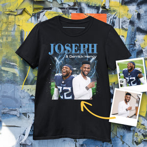 Custom Photo With Your Idol Shirt - Personalized Gift For Football Lovers