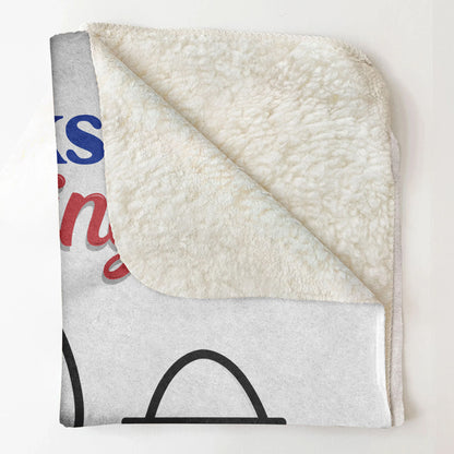 Thanks For Not Swallowing Us - Personalized Blanket - Mother's Day, Funny, Birthday Gift For Mom, Mother, Wife