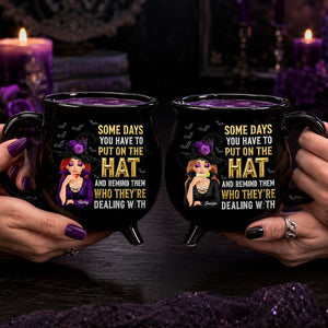 Sassy Witch – Personalized Halloween Cauldron Mug - Halloween Decoration