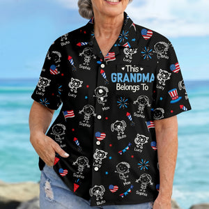 Papa American - Personalized Custom Hawaiian Shirt