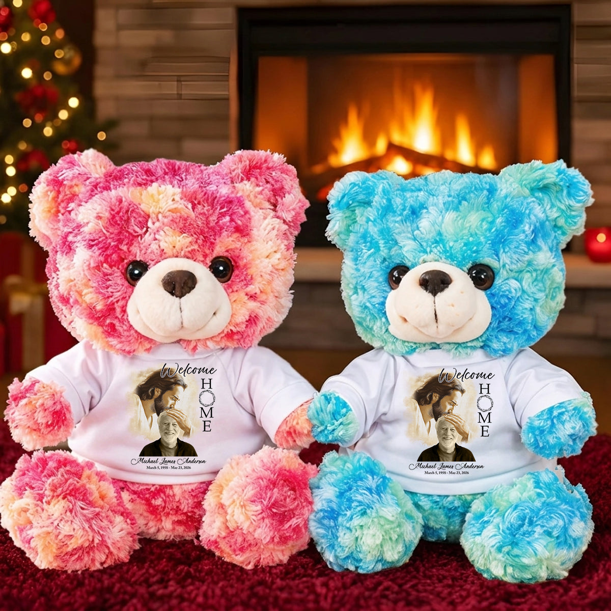 A Piece Of My Heart Left The Day God Called You Home - Personalized Custom Teddy Bear