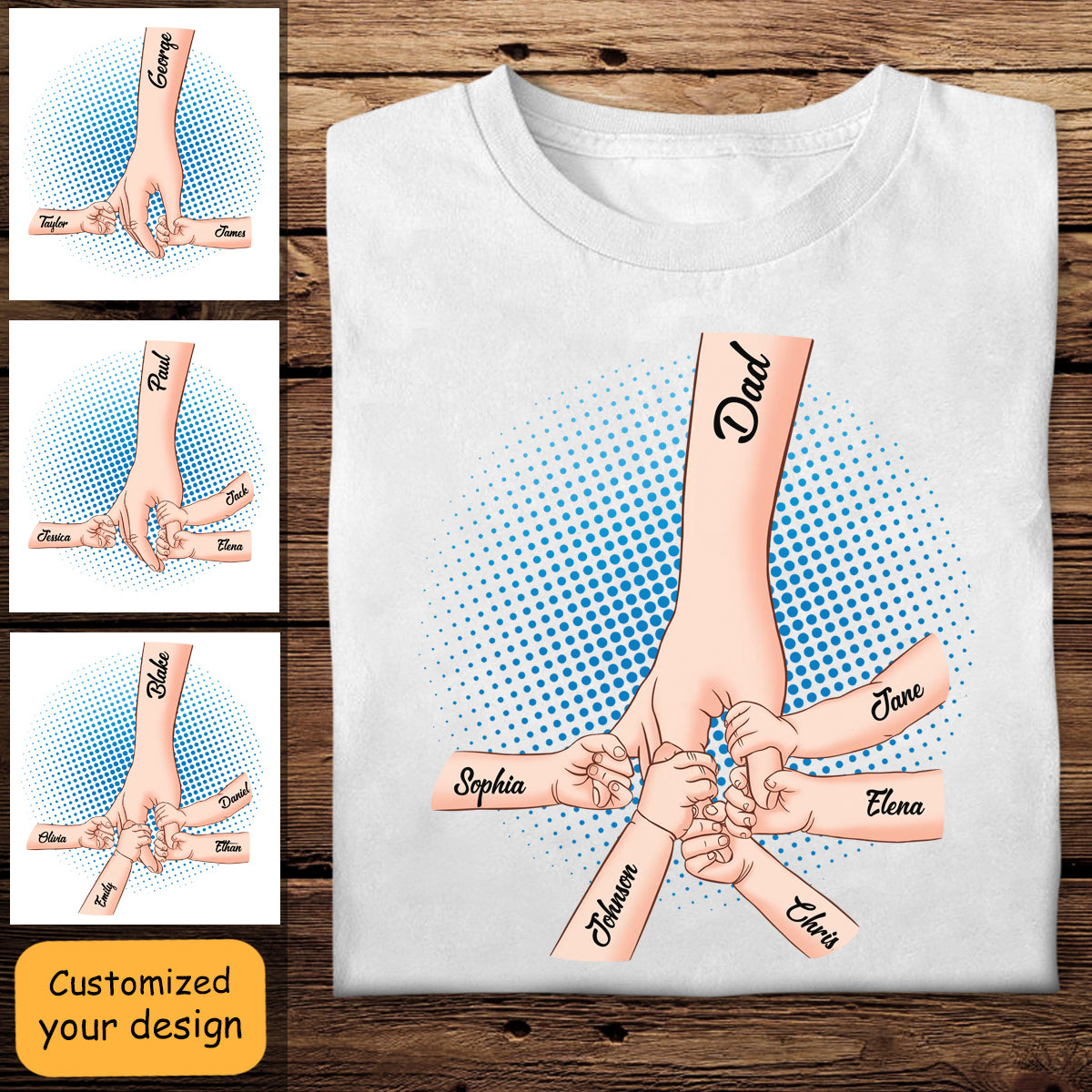 I Will Always Protect You - Personalized Apparel - Gift For Father, Grandpa, Family