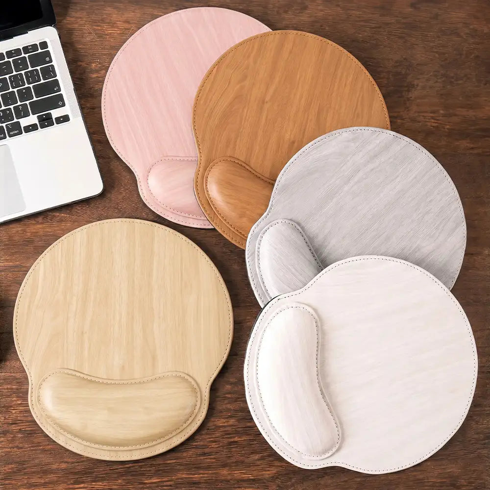 Custom Photo Bold Sketch Just A Dad And His Girl - Personalized Leather Mouse Pad