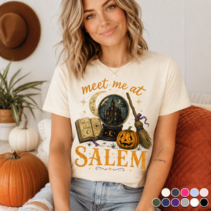 Meet Me At Salem , Witchy Halloween T-Shirt , Vintage Spooky Season